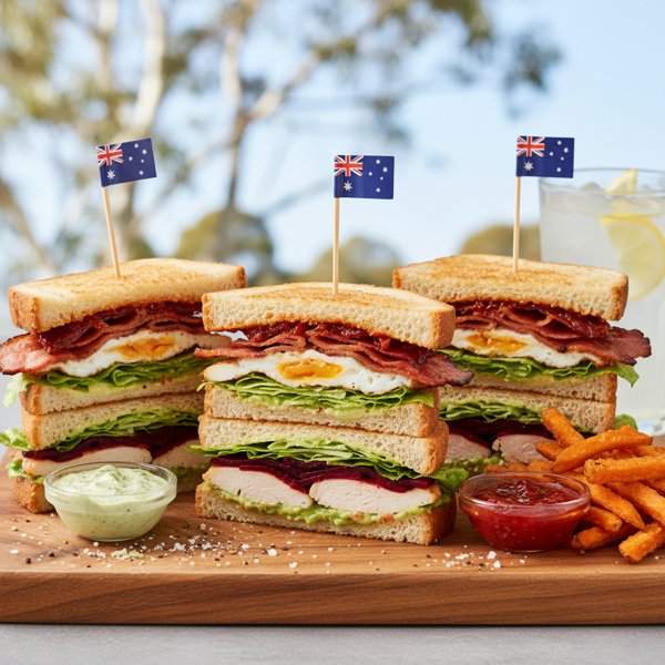 Aussie Club Sandwich Towers recipe