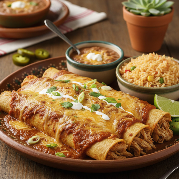 Authentic Arizona-Style Chicken Enchiladas recipe