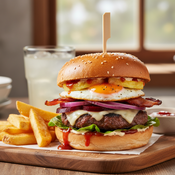 Authentic Aussie Beef Burgers recipe