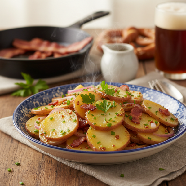 Authentic Bavarian Warm Potato Salad recipe
