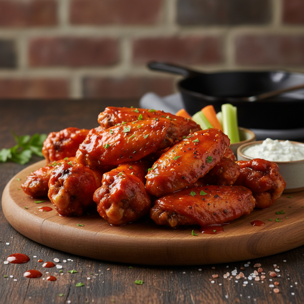 Authentic Buffalo Style Chicken Wings recipe