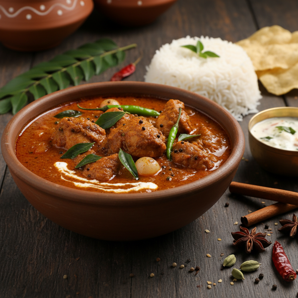 Authentic Chettinad Chicken Curry recipe