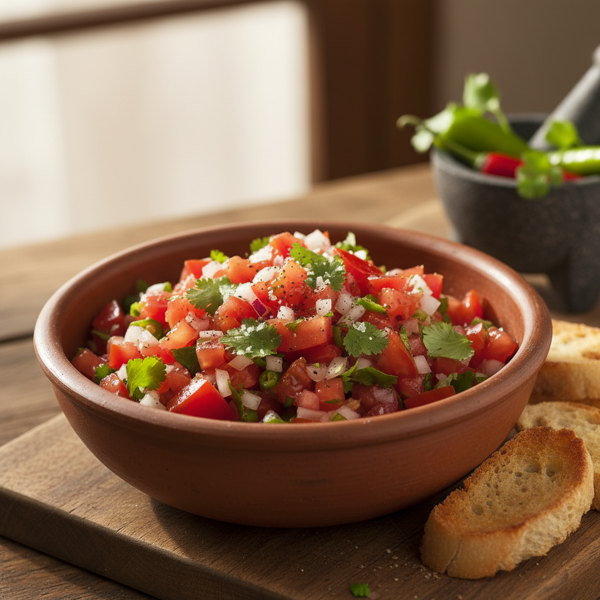 Authentic Chilean Pebre Salsa recipe