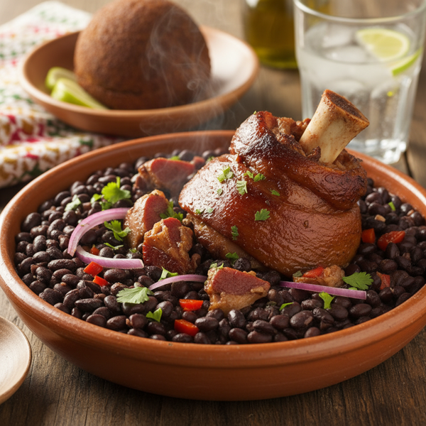 Authentic Cuban Black Beans with Ham Hock recipe