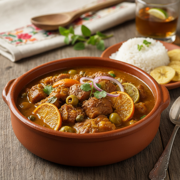 Authentic Cuban Mojo Pork Stew recipe