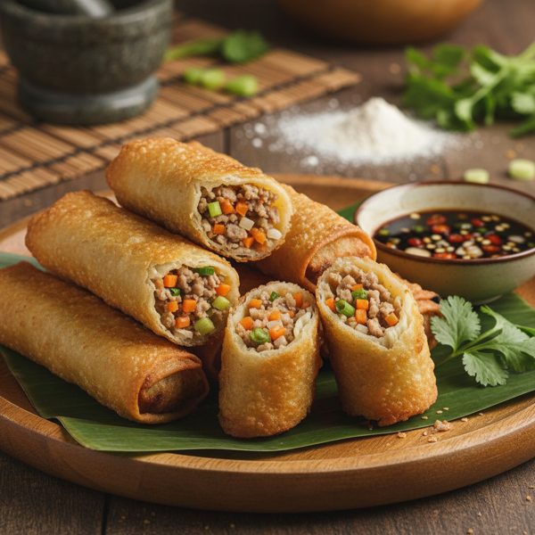 Authentic Filipino Lumpia (Crispy Spring Rolls) recipe