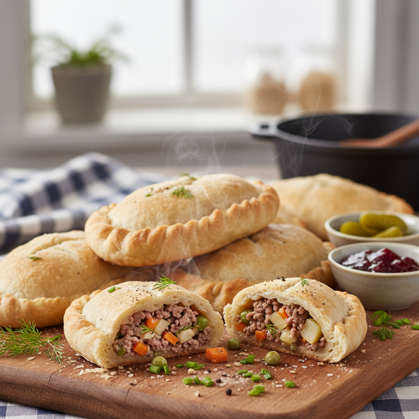 Authentic Finnish Meat and Vegetable Pasties recipe
