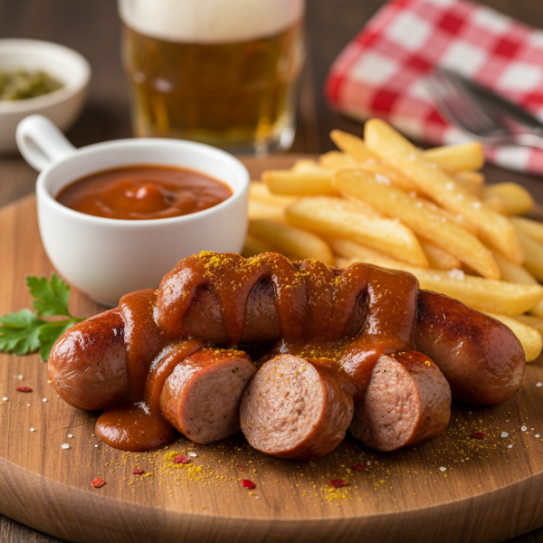Authentic German Currywurst with Homemade Sauce recipe