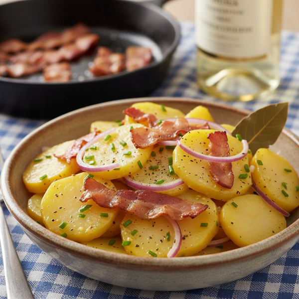Authentic German Potato Salad with Bacon recipe