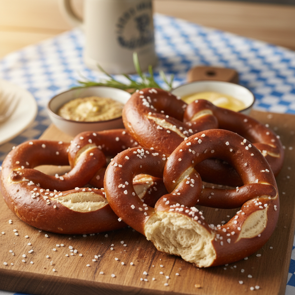 Authentic German Soft Pretzels recipe