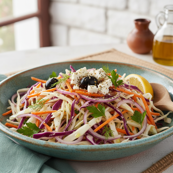 Authentic Greek Lahanosalata recipe