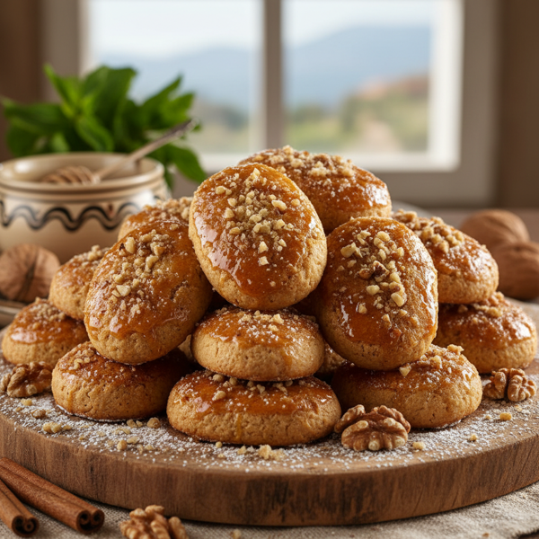 Authentic Greek Melomakarona Cookies recipe