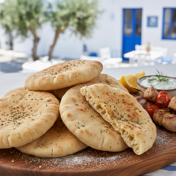 Authentic Greek Pita Bread recipe
