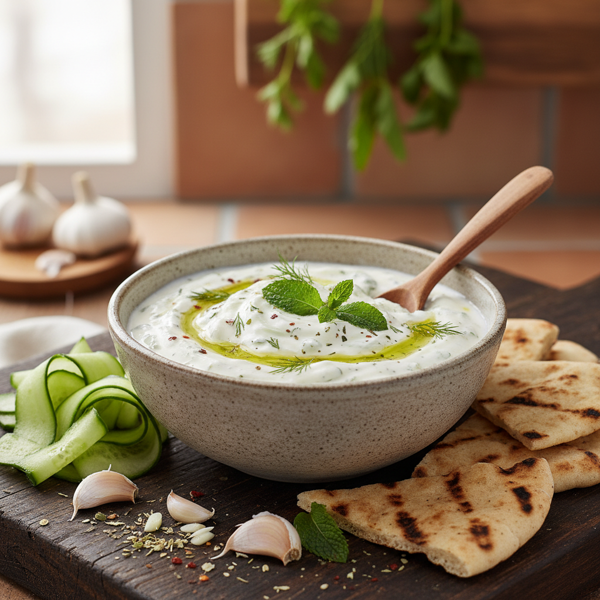Authentic Greek Tzatziki Sauce recipe