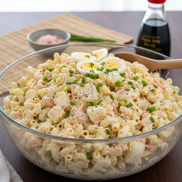 Authentic Hawaiian Macaroni Potato Salad recipe