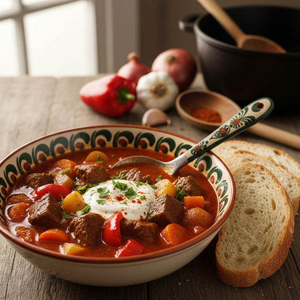 Authentic Hungarian Goulash Delight recipe