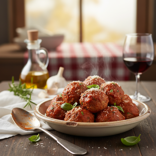 Authentic Italian-Style Turkey Meatballs recipe
