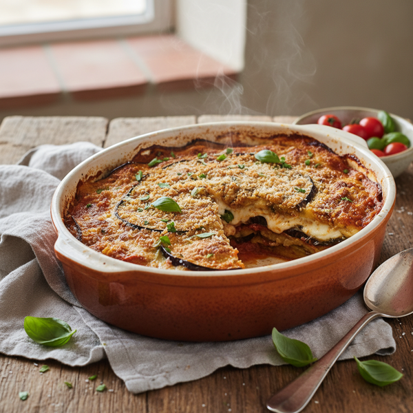 Authentic Italian Eggplant Parmesan Delight recipe