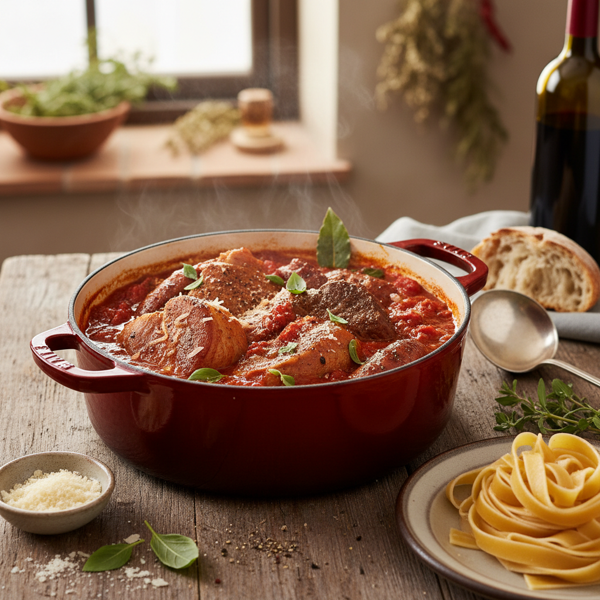 Authentic Italian Sunday Ragu recipe