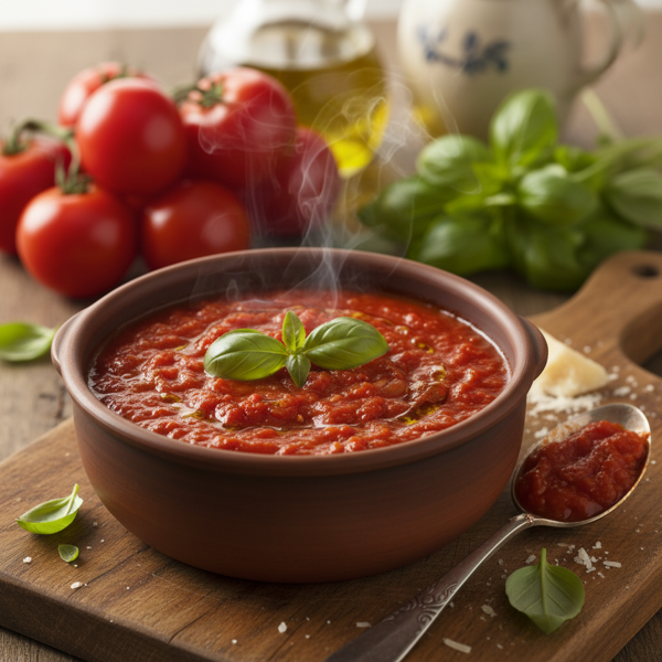 Authentic Italian Tomato Basil Sauce recipe