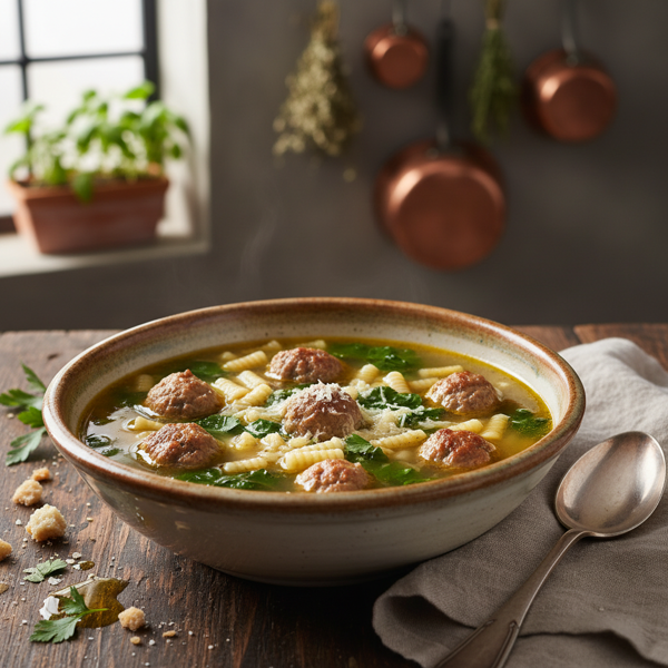 Authentic Italian Wedding Soup recipe