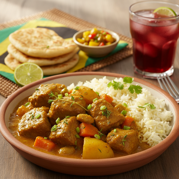 Authentic Jamaican Goat Curry Delight recipe