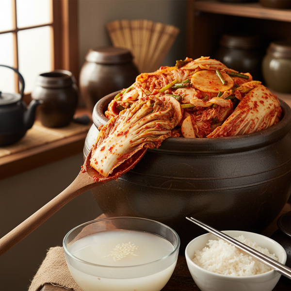 Authentic Korean Kimchi with Rice Water recipe