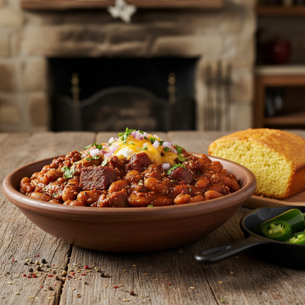 Authentic Leakey-Style Chili Beans recipe