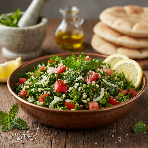 Authentic Lebanese Tabbouleh Salad recipe