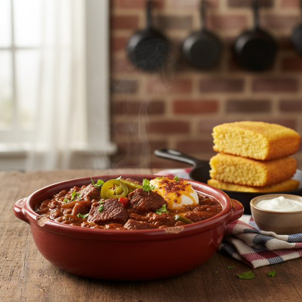 Authentic Lone Star Chili Con Carne recipe