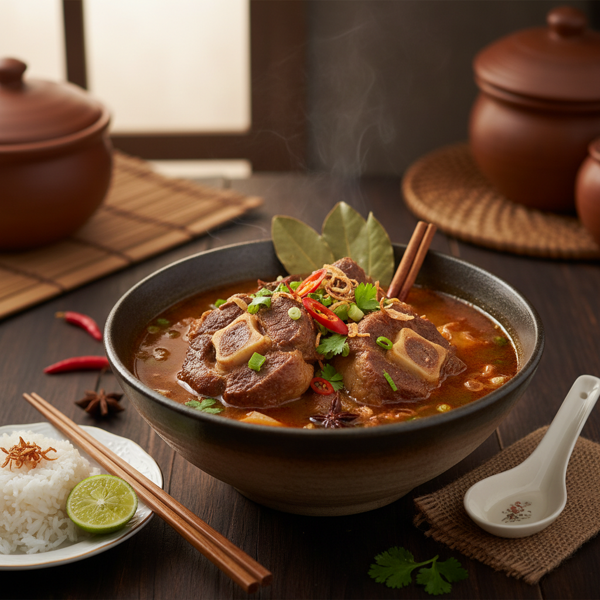 Authentic Malaysian Oxtail Broth recipe