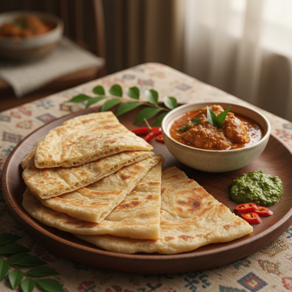 Authentic Malaysian Roti Canai recipe