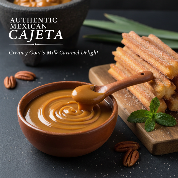 Authentic Mexican Cajeta: Creamy Goat's Milk Caramel Delight recipe