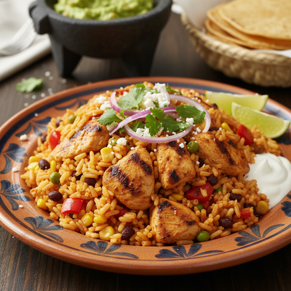 Authentic Mexican Chicken and Rice Delight recipe