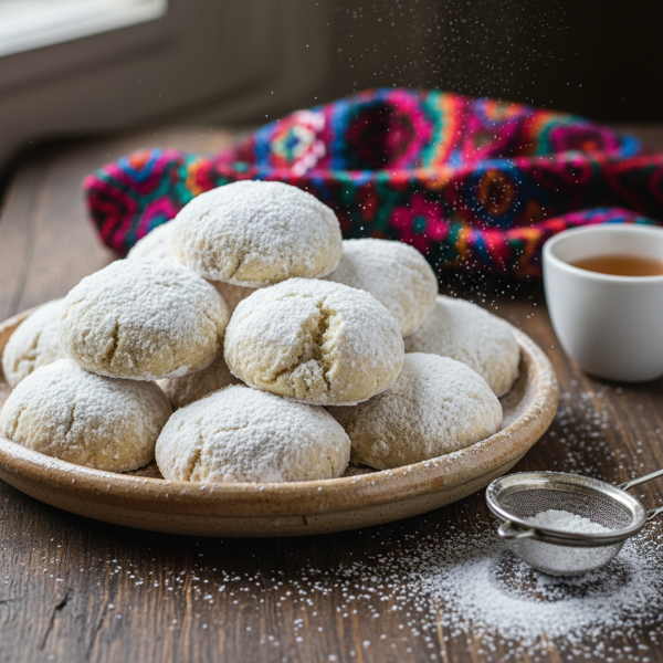 Authentic Mexican Wedding Cookies (Polvorones) recipe