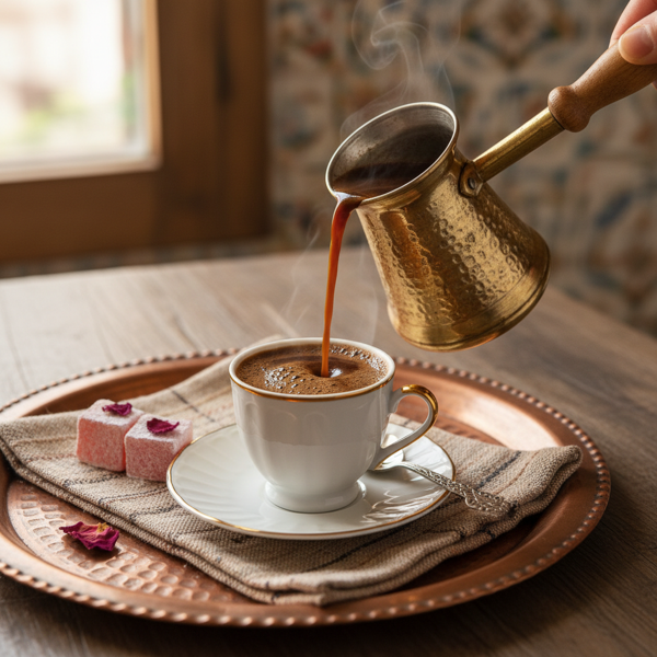Authentic Middle Eastern Turkish Coffee recipe