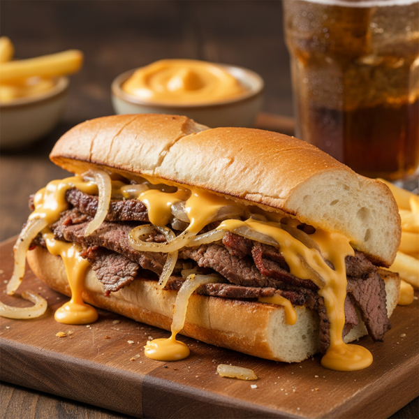 Authentic Philly Cheesesteak Delight recipe