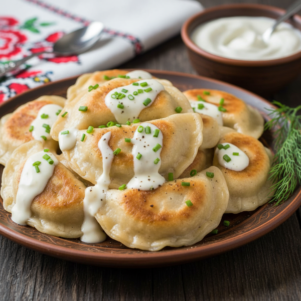 Authentic Polish Pierogi with Creamy Cheese Filling recipe