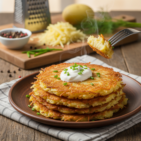 Authentic Polish Potato Pancakes recipe