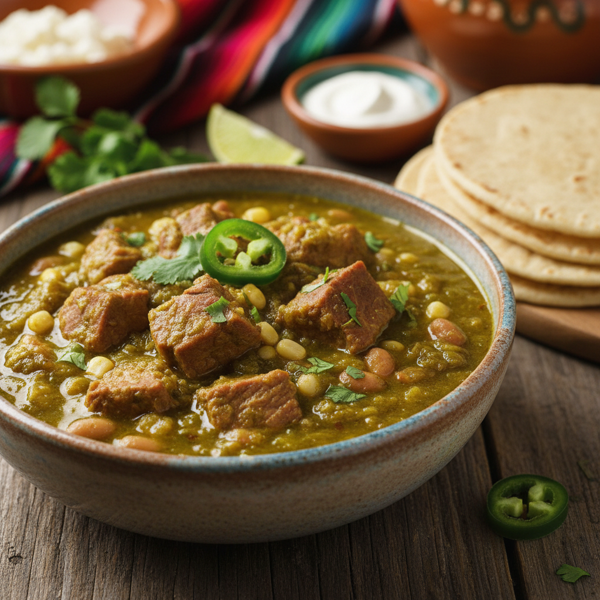 Authentic Pork Green Chile Stew recipe