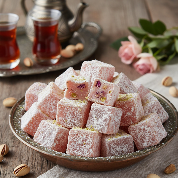 Authentic Rose Turkish Delight recipe