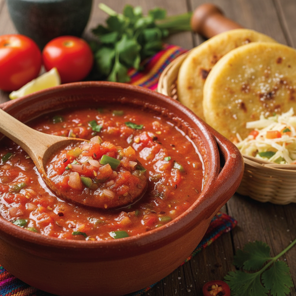 Authentic Salvadorean Pupusa Salsa recipe