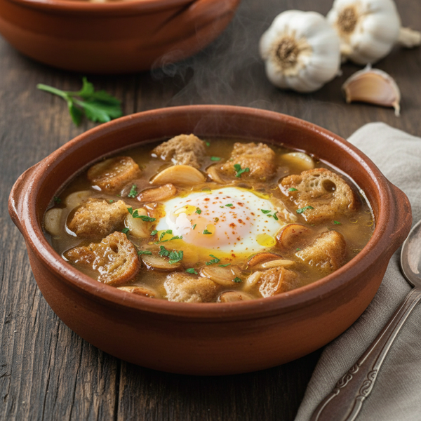 Authentic Spanish Garlic Soup recipe