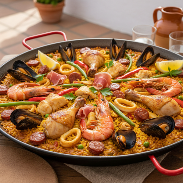 Authentic Spanish Seafood & Meat Paella recipe