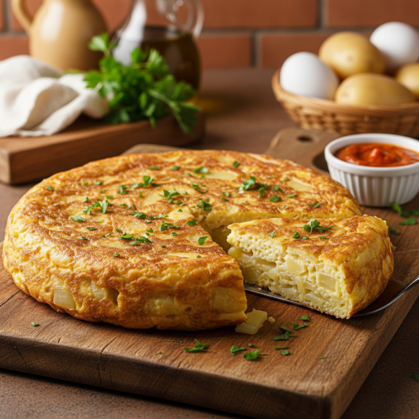 Authentic Spanish Tortilla with Potatoes and Onions recipe