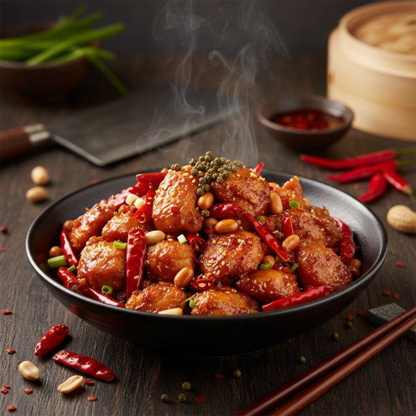 Authentic Spicy Kung Pao Chicken Delight recipe