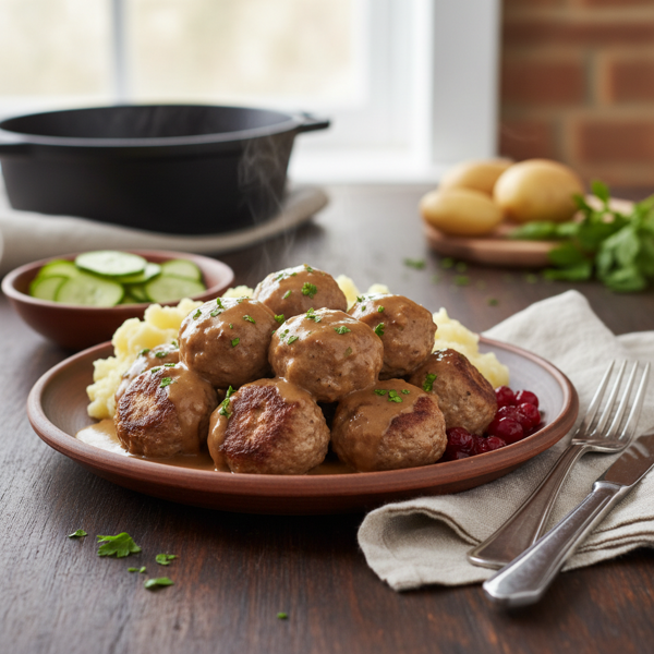 Authentic Swedish Comfort Meatballs recipe