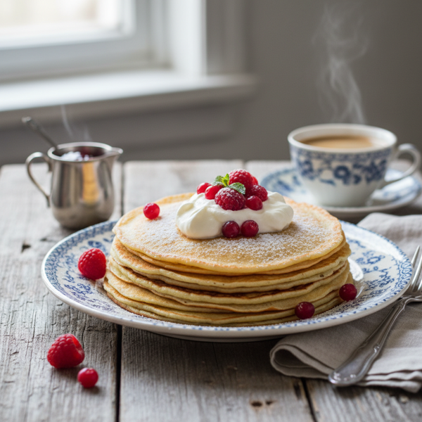 Authentic Swedish Thin Pancakes (Pannkakor) recipe