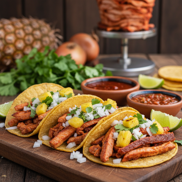 Authentic Tacos Al Pastor with Homemade Marinade recipe
