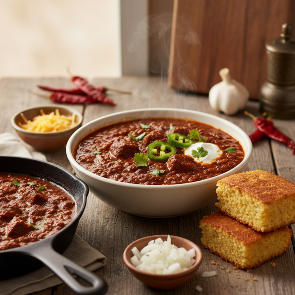 Authentic Texas Chili (Chili Con Carne) Recipe recipe